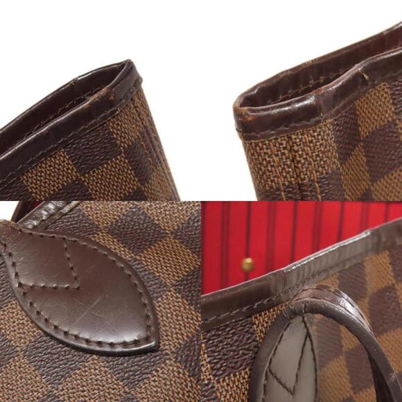 LOUIS VUITTON Brown Damier Neverfull GM Tote Bag - Picture 8 of 11